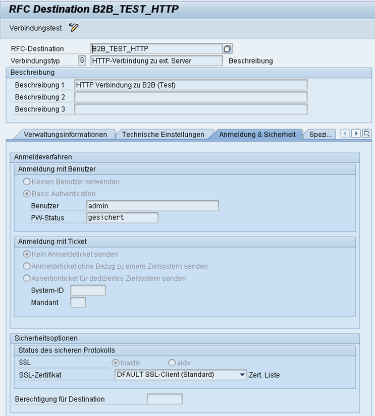 Konfiguration der Anbindung von SAP IS-U | Produktdokumentation